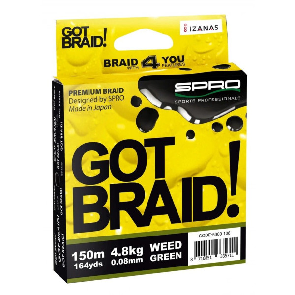 sPRO GOT BRAID 150M4,8KG 5300108 (3)