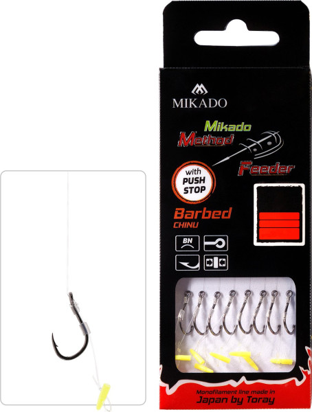 NÁVAZEC - MF - S PUSH STOP - HÁČEK S PROTIHROTEM  10cm 8ks (4)