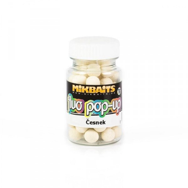 Mikbaits Fluo boilie cesnek 60ml (1)