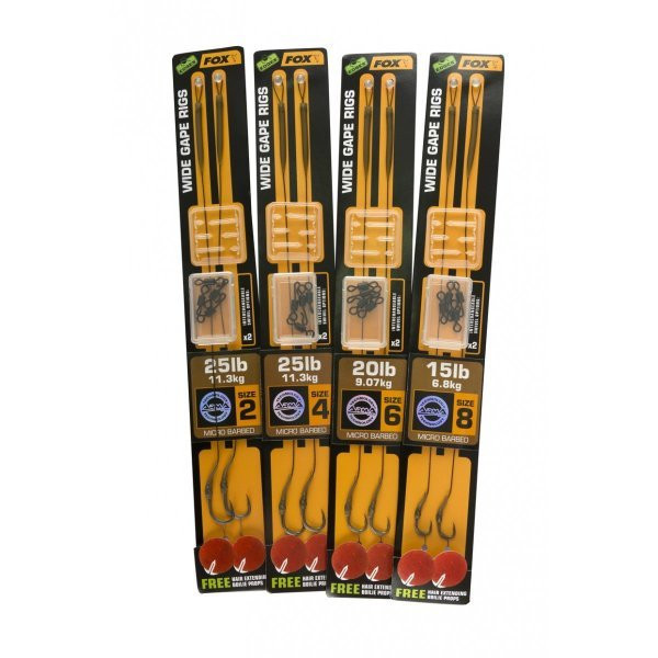 Fox navazce wide gape rigs-brown 4 (1)