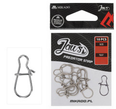 MIKADO Karabina - JAWS PREDATOR SNAP 092 / S - bal.10ks AMA02-092-S