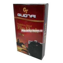 Stainless steel placatice v koženém pouzdře 18oz  LG17503