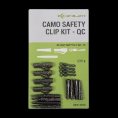 Korum závěsky camo safety clip kit qc 4 ks K0310235
