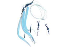 ICE FISH návazec na moře bílý 3ks 4/0