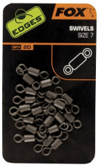 FOX Edges pevnostní obratlík Swivels velikost 7 20ks