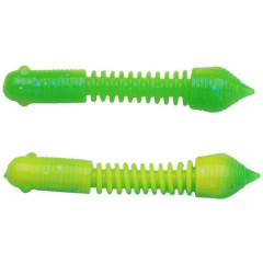 BERKLEY Powerbait Power Pillar Spring Green Sunshine Yellow - 4 cm 12 ks