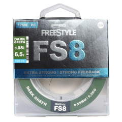 SPRO Šňůra FreeStyle FS8 Braid 125m - Dark green