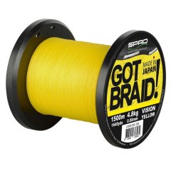 SPRO Pletenka Got braid Vision Yellow 0,18mm 10,5kg METRÁŽ