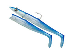 SAVAGE GEAR Gumová Nástraha Sandeel V2 Blue Pearl Silver 2+1ks
