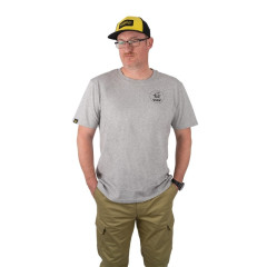 Black Cat tričko grey marl t-shirt