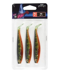 FOX RAGE gumová nástraha pro had uv colour pack doplňky pike uv -10 cm 3 kusy