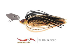 FOX RAGE Nástraha Bladed Jig Black & Gold 28g 5/0