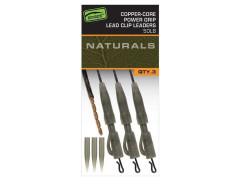 FOX Edges Naturals Copper Core Power Grip Lead Clip Leaders