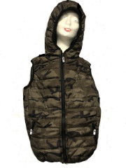 Dětská rybářská vesta camo