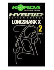 Korda háčky s očkem Hybrid Longshank X