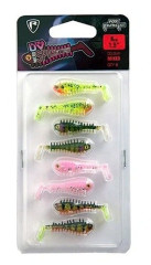 FOX RAGE Gumová Nástraha UV Micro Spikey Mixed Colour Pack NMC011