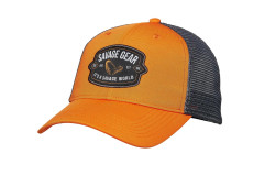 SAVAGE GEAR Kšiltovka Badge Trucker Cap Orange