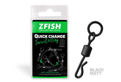 ZFISH ZFISH Obratlík Quick Change Swivel with Ring vel.8