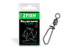 ZFISH ZFISH Obratlík s Karabinou Rolling swivel & T Snap