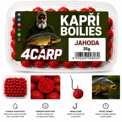 4CARP rohlíkové boilie 12-14mm 35g