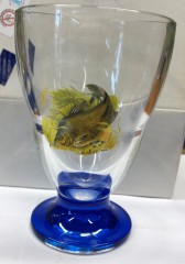 Sklenička na víno, kulatá, cejn velký