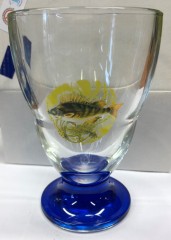 Sklenička na víno, kulatá, okoun