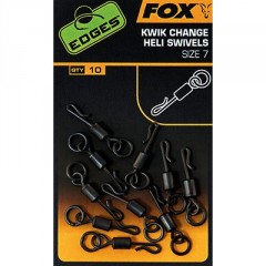 FOX Edges Kwik Change Heli Swivels Size 7 / 10 ks CAC700