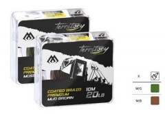 MIKADO Coated Braid Premium Moss Green 20lb / 10m (AMC-CBP20M/G)