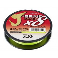 DAIWA BRAID GRAND X8 CHARTREUSE 0,18mm 2700m 12,5kg