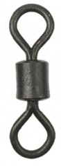 MIKADO ROLLER SWIVEL - č. 2/0 - ČERNÁ MATNÁ - 5ks 80kg  AMA-C2001