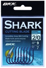 MIKADO BKK-Chinu s očkem vel.8  černý nikl Shark Cutting Blade 12ks   BN2412001-8