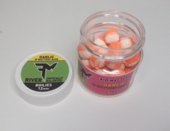 FEEDERMÁNIA Boilie Air Wafters River Series Česnek-Kyselina Máslová (N-butric Acid) 12mm/20g