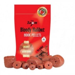 Carp servis Václavík Zoom Bloody Halibut Hook Pellets - Strawberry 20mm/150g