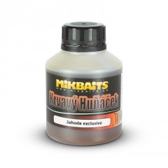 MIKBAITS Huňáček jahoda booster 250ml
