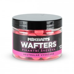 MIKBAITS Boilies Wafters neutrálně vyvážené Pikantní švestka 12mm /150ml