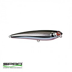 SPRO Wobler IKIRU POP 115mm/20g CHROMED BLACK BACK
