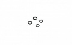 MIKADO ROUND RIG RINGS 3.1 mm / BLACK MATT – pcs.25 AMC-11645-3.1