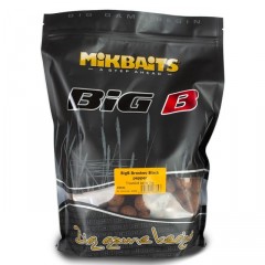 MIKBAITS BiG boilie 1kg - BigB Broskev Black pepper 24mm