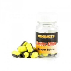 MIKBAITS PLOVOUCÍ BOILIES XXL METHOD FEEDER FLUO ELLIPS 60 ML SCOPEX BETAIN