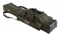 MIKADO Obal na pruty 3 komorový 160 cm / GREEN - STIFFED (zesílený)