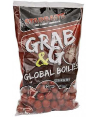 Starbaits grab&go boilies strawberry jam - jahoda 20mm 1kg