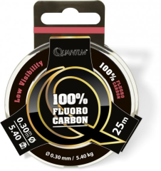 QUANTUM 100% Fluoro Carbon Predator 25m 0,30mm  2625040