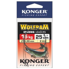 KONGER Wolframova lanka 15kg 25cm 2ks