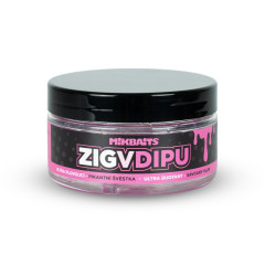 MIKBAITS Ultra plovoucí boilie  ZIG v dipu 15mm Pikantní švestka