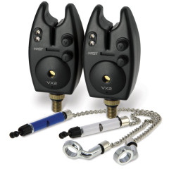 NGT 2x Hlásič Bite Alarm VX2 + 2x Řetízkový Swinger + 2x baterky ZDARMA!!!