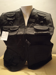 Rybářská vesta černá  M