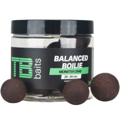 TB Baits Vyvážené Boilie Balanced + Atraktor Monster Crab 100 g 20-24 mm TB00725