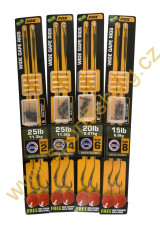 FOX wide gape pva bag rigs 4 CCR172