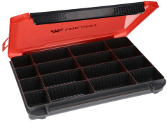 KRABIČKA - S PŘIHRÁDKAMI UAC-H1902 - BOX (20,5x15,5x3,5cm) - VEL. M červený