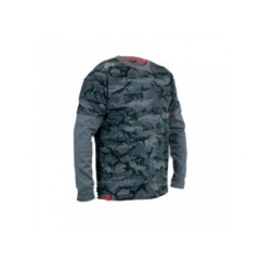 FOX RAGE Fox rage camo long sleeve grey/camo NPR202, velikost L